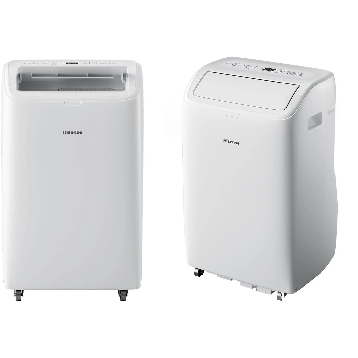 Aire acondicionado portátil – Hisense APC09QC, 2236 fg/h, 3 velocidades, Deshumidificador, Super Cool, Mando a distancia, Kit Ventana, Wi-Fi, Blanco