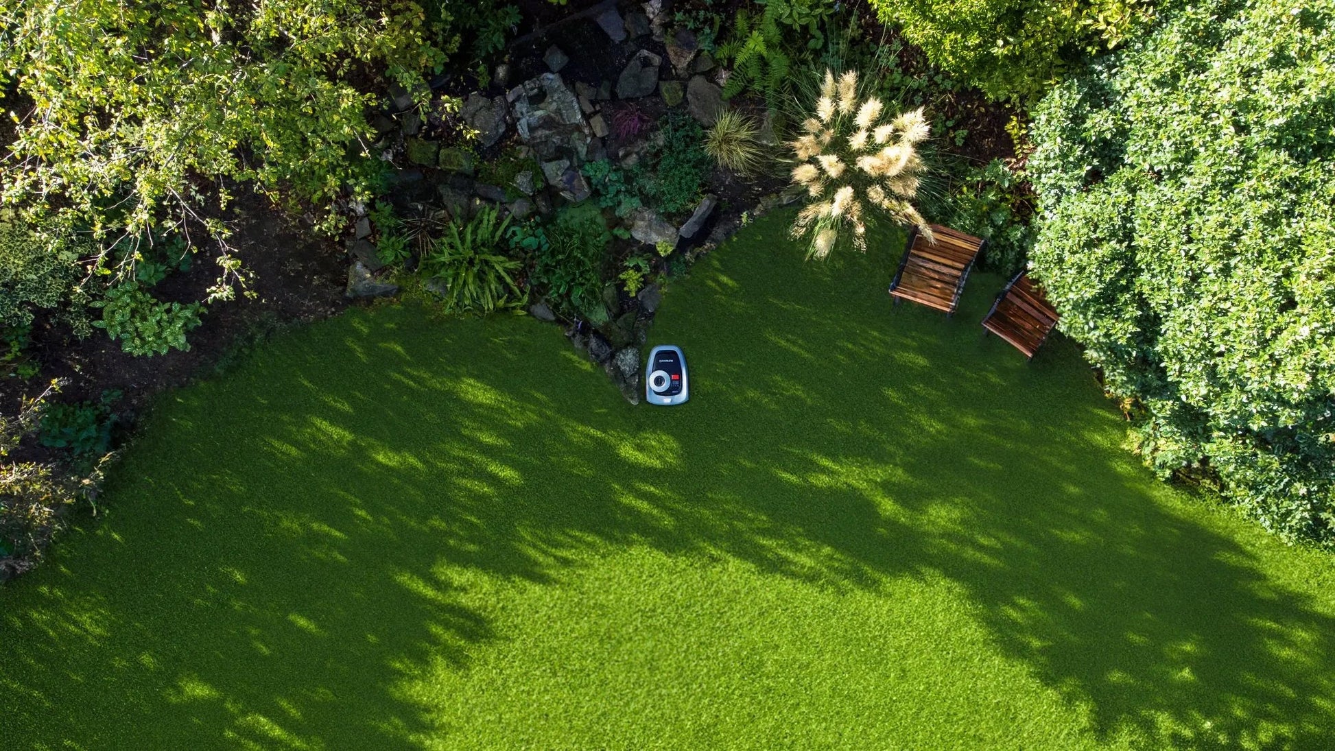 Robot Cortacésped sin cables perimetrales Segway Navimow Serie i 105E – (500 m² + Garaje GRATIS)