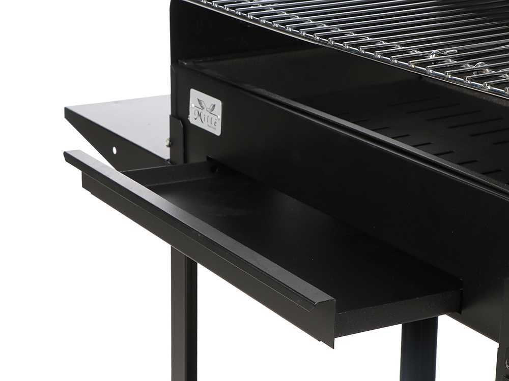 Mille Ercole Large – Barbacoa de carbón de hierro artesanal – 67,5x37cm