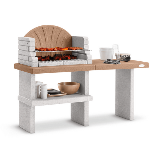 Palazzetti Vasto – Barbacoa de obra para leña y carbón