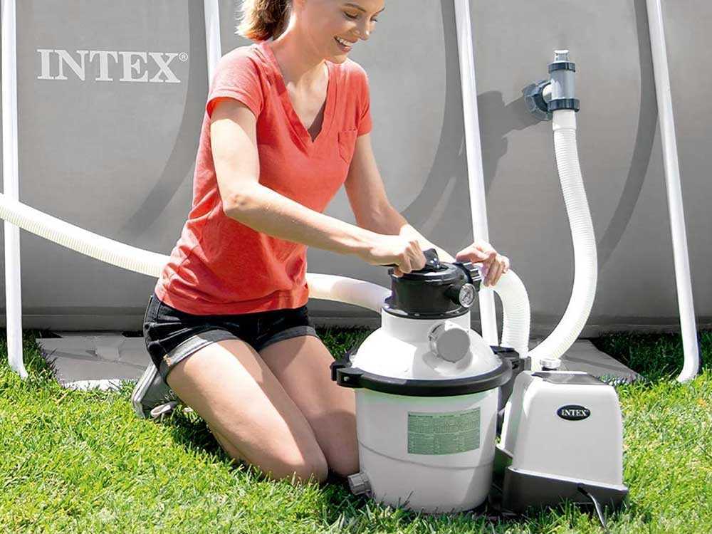 Depuradora de arena con sistema ECO Intex 26680 – Caudal 10.000 l/h