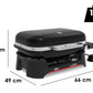 Weber Lumin Black 1502045 – Barbacoa eléctrica portátil – Parrilla 49 x 33 cm