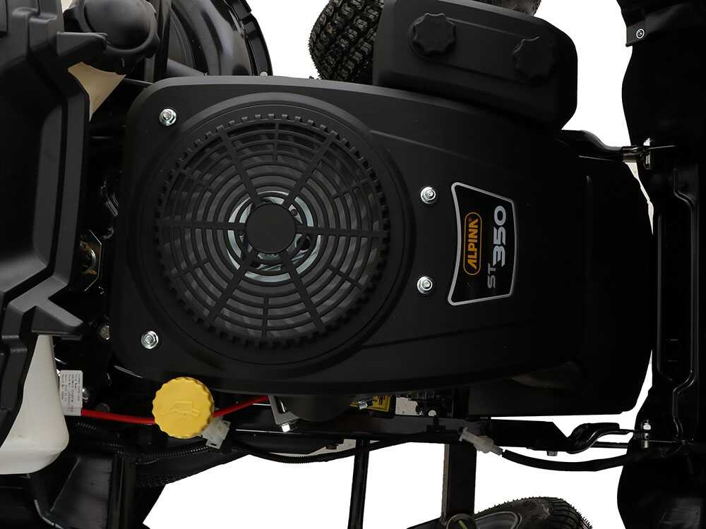 Tractor Cortacésped Alpina AT3 98 A Salida Lateral Motor Alpina ST 350 de 352cc