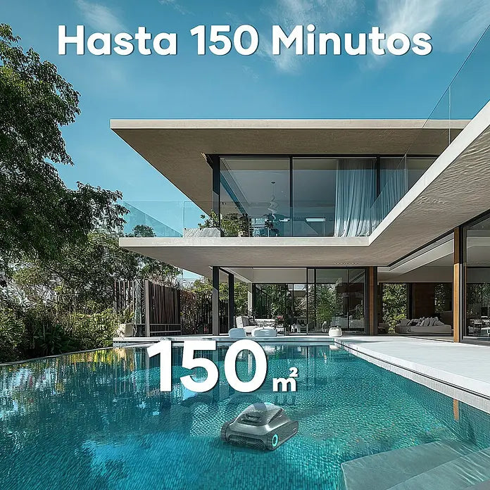 Aiper Robot de piscina Scuba S1 Funcionamiento con batería – Específico para: Piscinas de hasta 150 m² – Potencia de filtración: 15.900 l/h