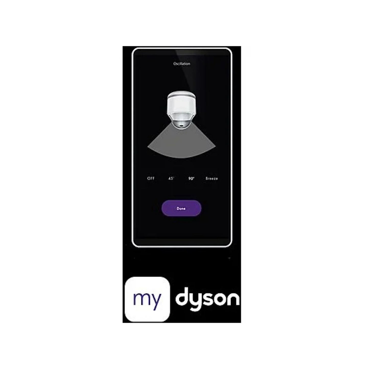 Purificador ventilador – Dyson Cool PC1, Filtro HEPA H13 y Carbón activo, Mando a distancia y Control por APP, Blanco