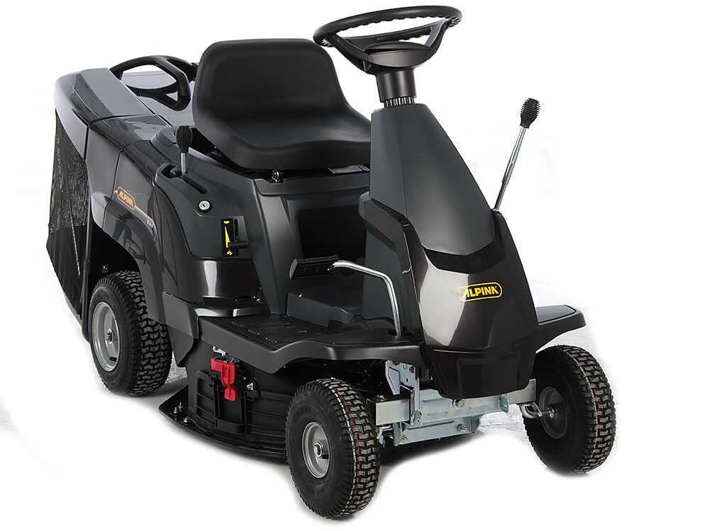 Tractor cortacésped Alpina AT2 66 QA – Motor 224 cc – Recogedor