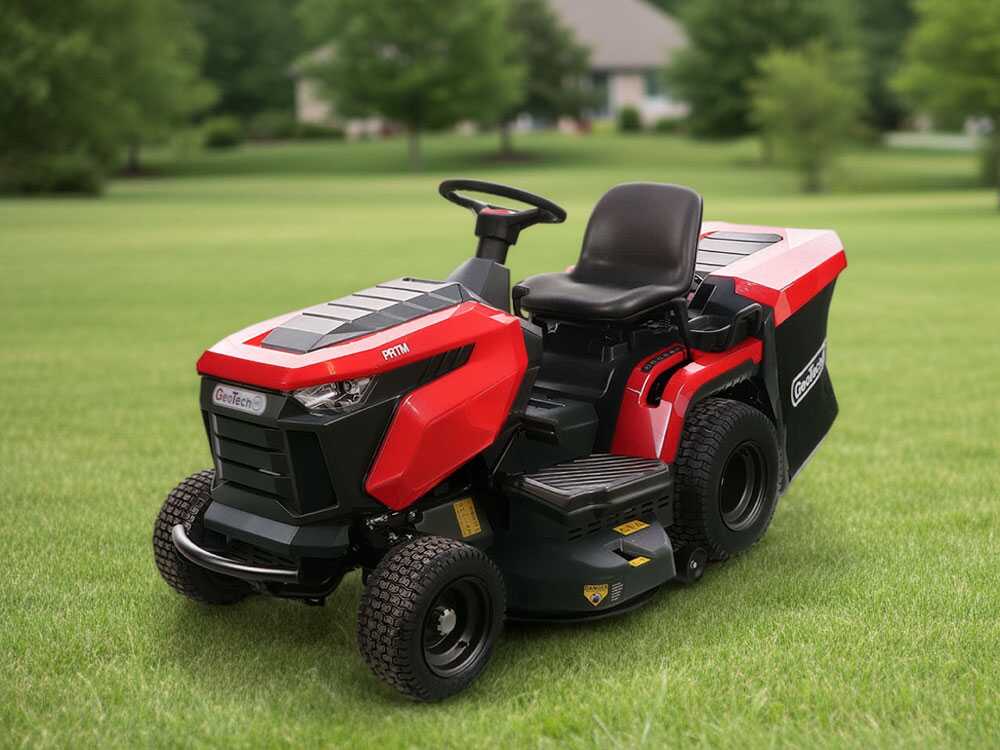 Tractor cortacésped GeoTech-Pro PRTM 200-1020 H-CM – Cambio hidrostático – Recogedor