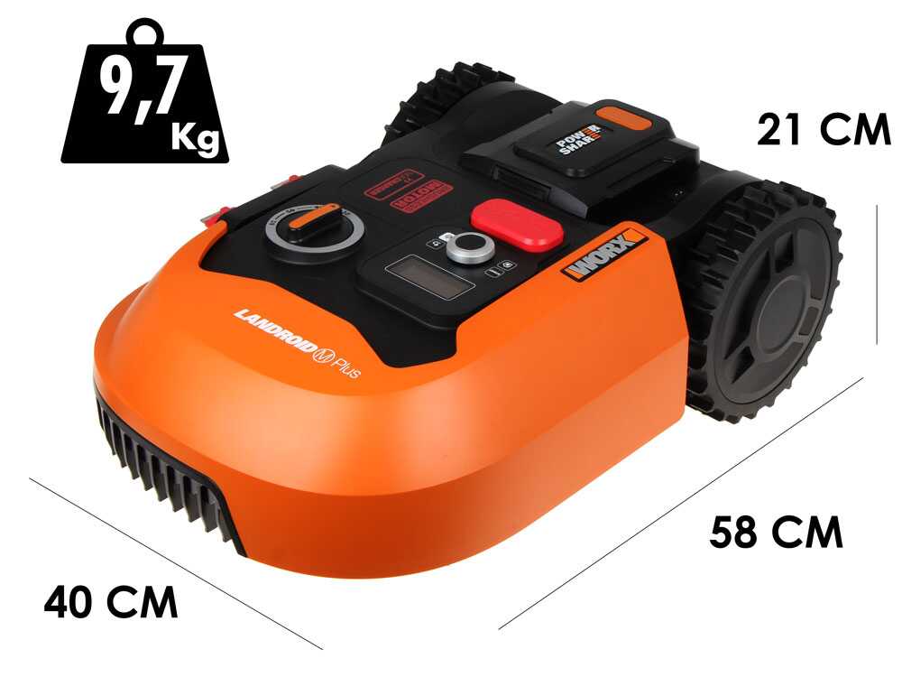 Worx Landroid WR165E con perímetro – Robot cortacésped – batería 20V y 2Ah – M500 2.0