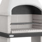 Palazzetti Orlando – Barbacoa de obra de leña y carbón – Con mesa lateral