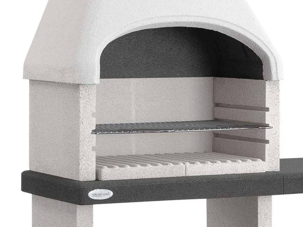 Palazzetti Orlando – Barbacoa de obra de leña y carbón – Con mesa lateral