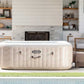 Piscina de hidromasaje spa Intex Cuadrada Chevron Deluxe 28472EX – Ø193×71 cm
