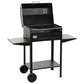 Mille Ercole Large – Barbacoa de carbón de hierro artesanal – 67,5x37cm