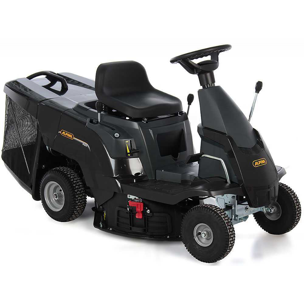 Tractor cortacésped Alpina AT2 66 QA – Motor 224 cc – Recogedor