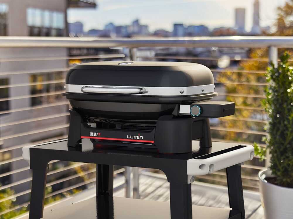 Weber Lumin Con Soporte 1501652 – Barbacoa Eléctrica Portátil