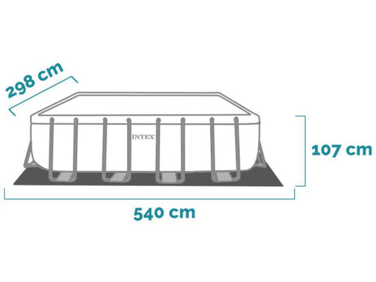 Piscina desmontable Intex Prisma Frame 26792NP – 488x244x107 cm
