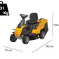 Stiga COMBI 166 Tractor cortacésped Rider – Motor 224 cc – Ancho de corte 66 cm