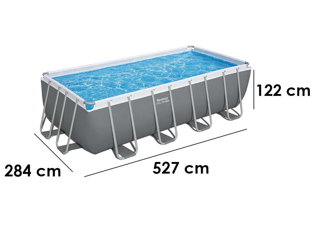 Piscina desmontable para 5-6 personas Bestway Steel Pro Max 56670 – 488x244x122 cm