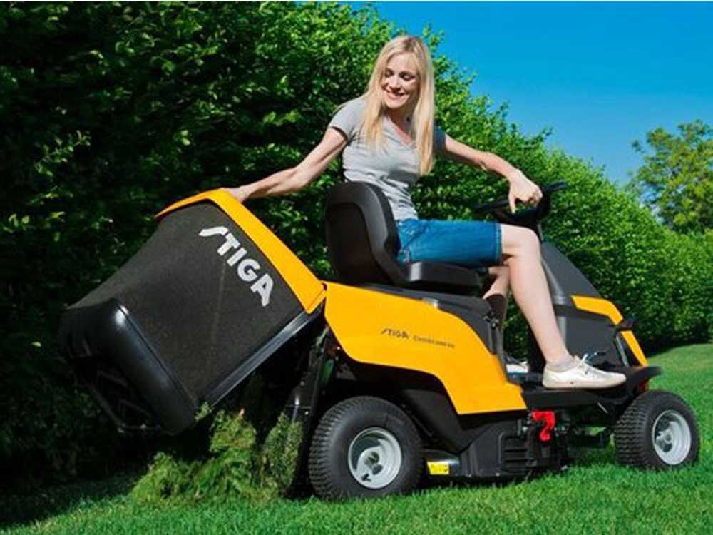 Stiga COMBI 166 Tractor cortacésped Rider – Motor 224 cc – Ancho de corte 66 cm