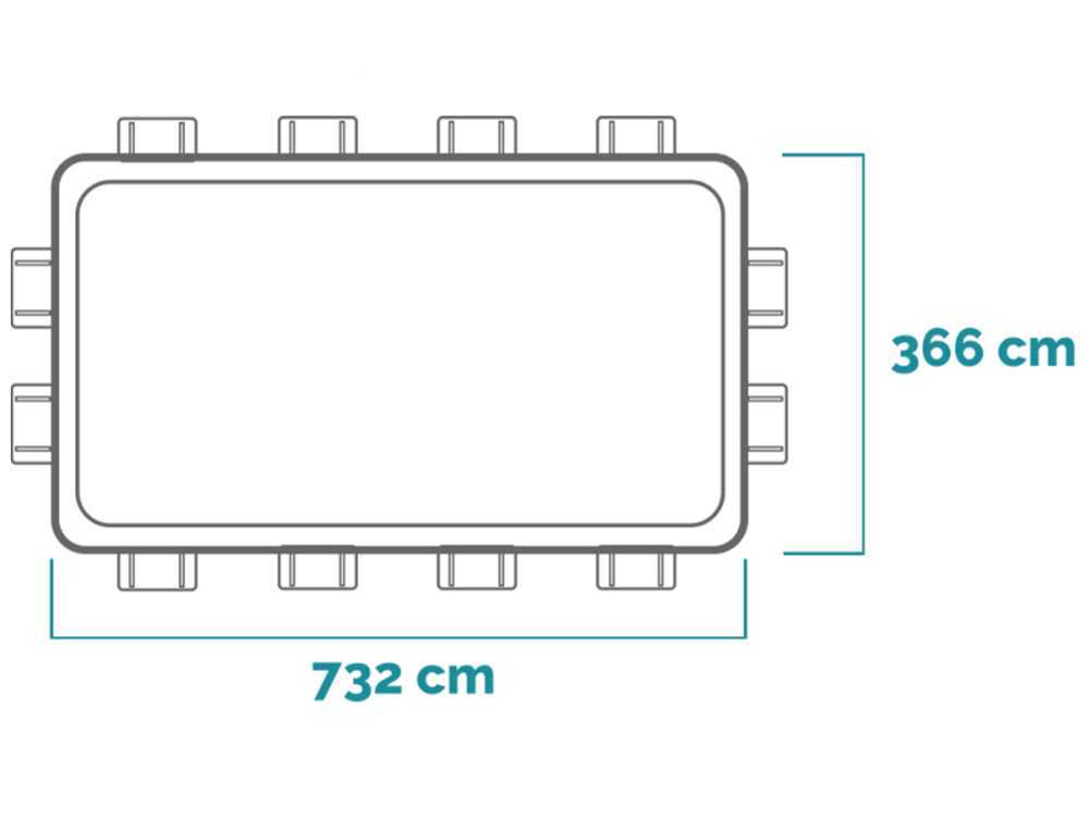 Piscina elevada Intex Ultra XTR Frame 26364NP – 732x366x132 cm