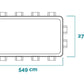 Piscina desmontable Intex Ultra XTR Frame 26356NP – 549x274x132 cm