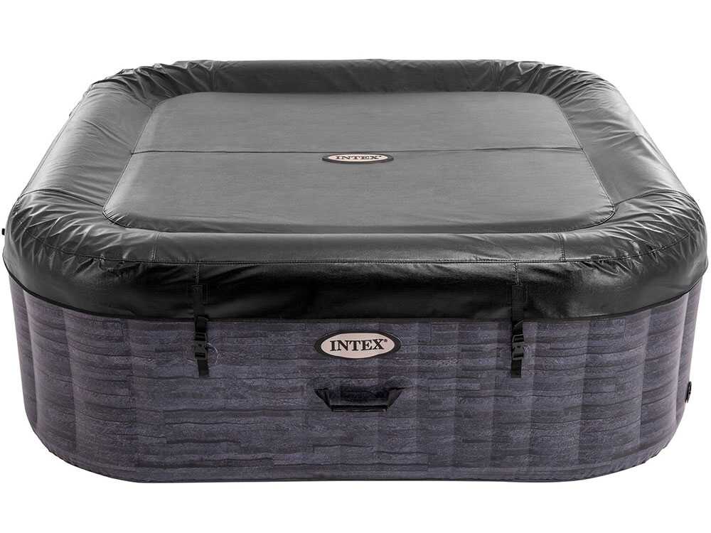 Piscina de hidromasaje spa Intex Cuadrada Greystone Deluxe 28452NP – Ø193×71 cm