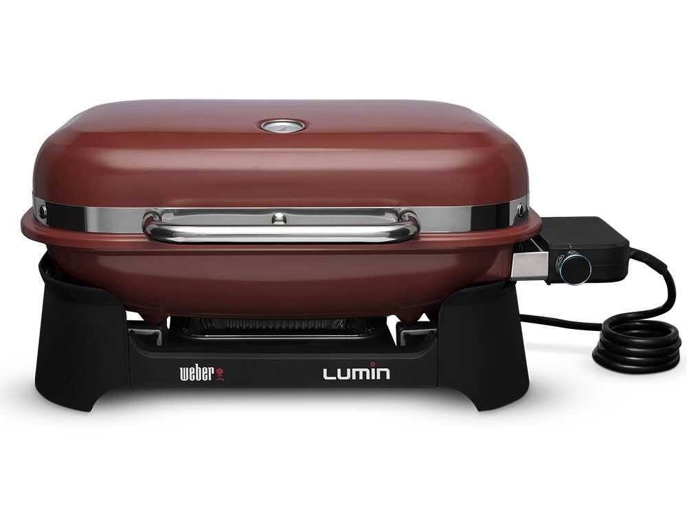 Weber Lumin Red – Barbacoa Eléctrica Portátil