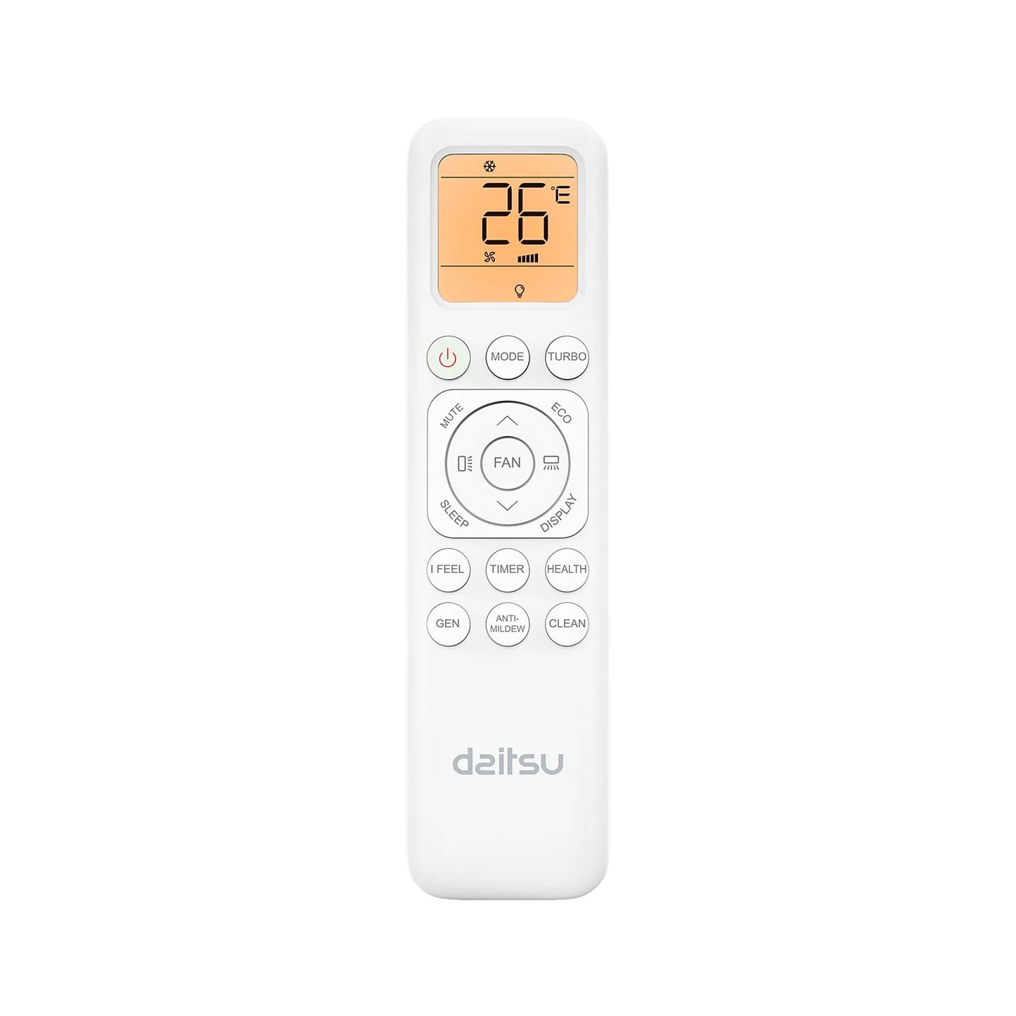 Aire acondicionado Split 1 x 1 – Daitsu 3NDA01700 Artic DS-24KZ, 5547 fg/h, Inverter, R32, Blanco