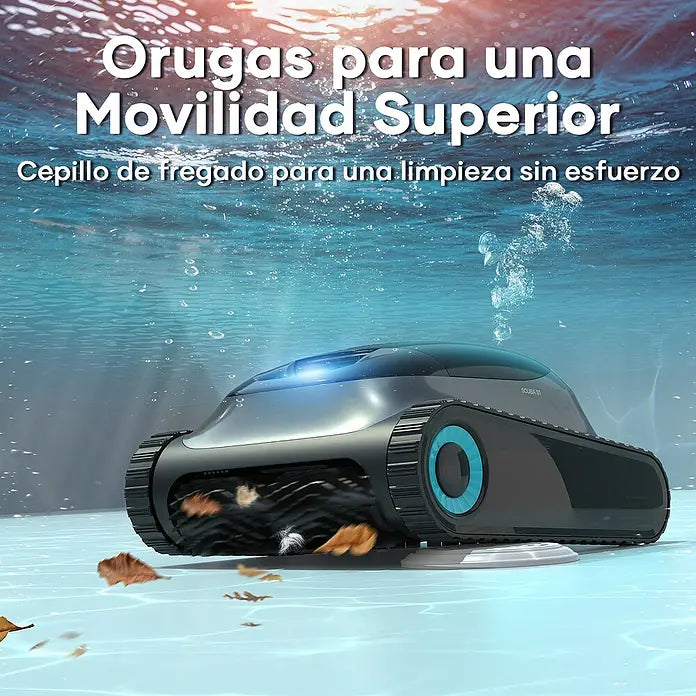 Aiper Robot de piscina Scuba S1 Funcionamiento con batería – Específico para: Piscinas de hasta 150 m² – Potencia de filtración: 15.900 l/h