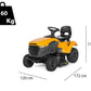 Tractor cortacésped Stiga Tornado 398 M – cambio mecánico y salida lateral