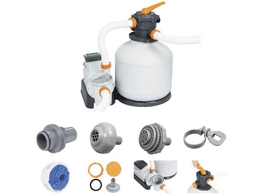 Depuradora de arena Bestway 58486 – Caudal de agua 11355 L/h – 500 W