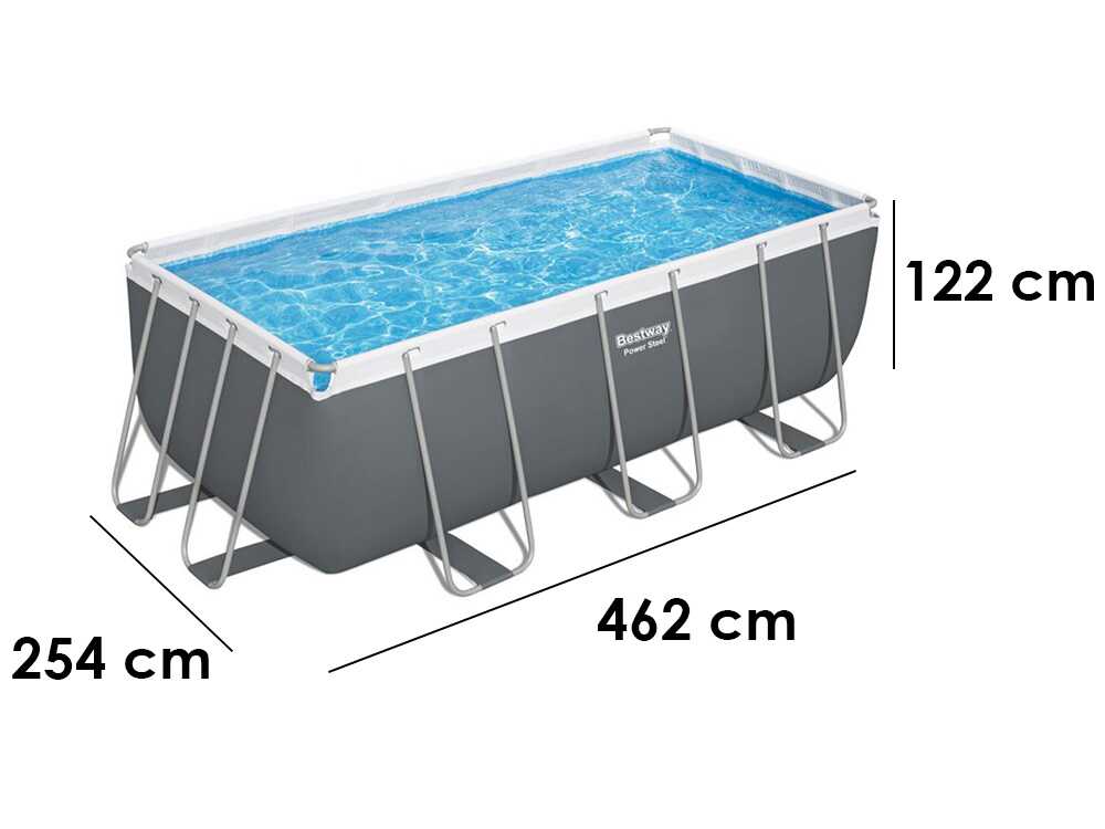 Piscina desmontable Bestway Power Steel 56456 – 412x201x122 cm