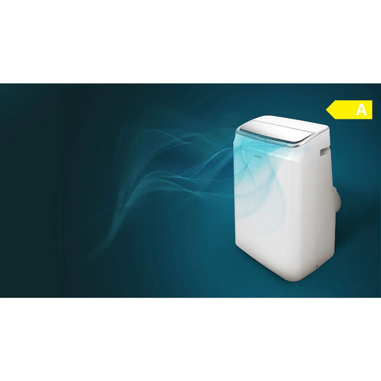 Aire acondicionado portátil – Cecotec ForceClima 12800 Soundless Heating Connected, 3024 fg/h, Bomba de calor, 5 modos, 3 veloc, Mando, Wi-Fi