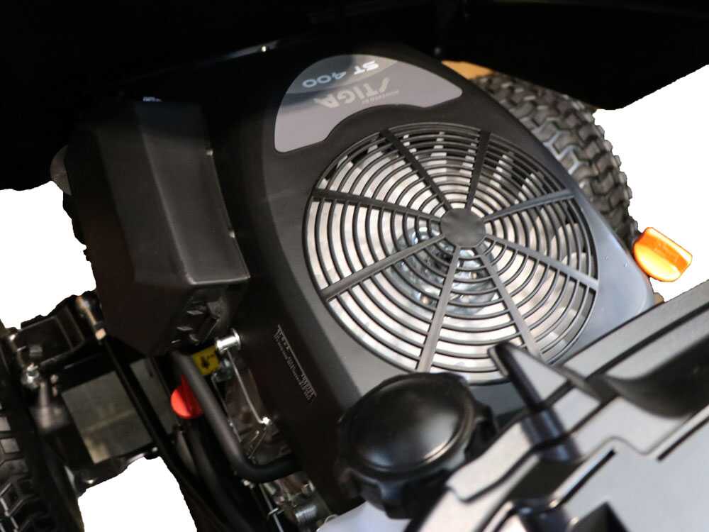 Alpina AT3 98 HA – Tractor cortacésped con motor Stiga ST 400
