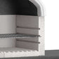 Palazzetti Orlando – Barbacoa de obra de leña y carbón – Con mesa lateral