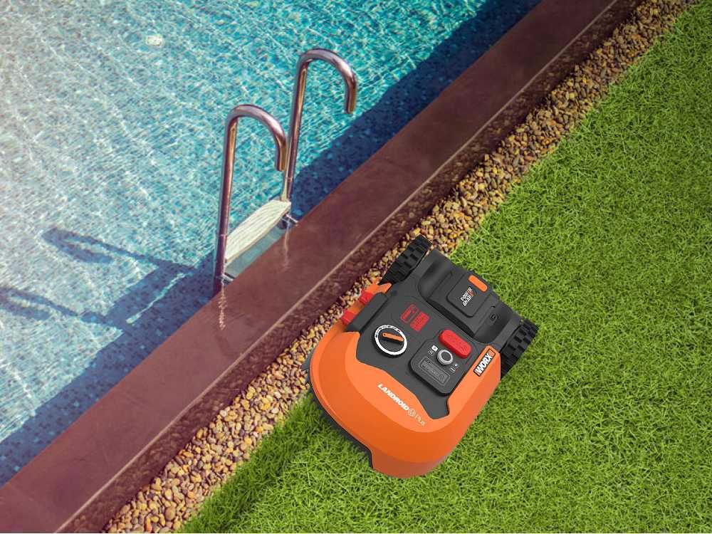 Worx Landroid WR167E – Robot cortacésped con perímetro batería 20V y 4Ah – M700 2.0
