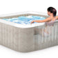 Piscina de hidromasaje spa Intex Cuadrada Chevron Deluxe 28472EX – Ø193×71 cm