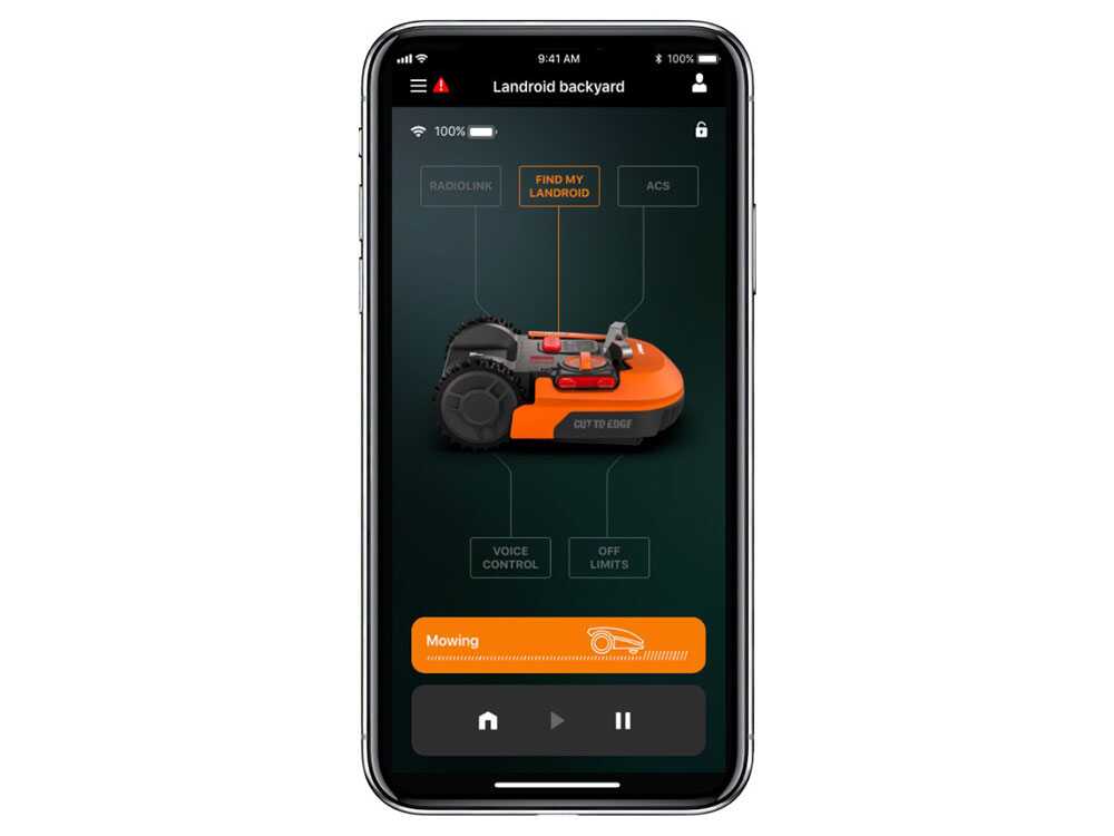 Worx Landroid WR167E – Robot cortacésped con perímetro batería 20V y 4Ah – M700 2.0