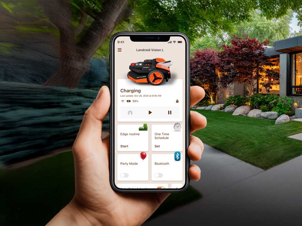 Robot cortacésped – Worx Landroid Vision Cloud WR312E – Con instalación