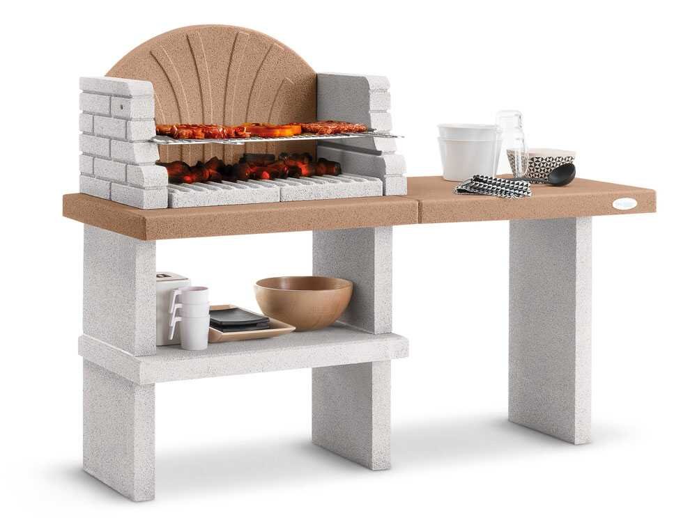 Palazzetti Vasto – Barbacoa de obra para leña y carbón