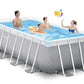 Intex Prisma Frame 26790NP – 400x200x122 cm – Piscina elevada + Bomba de filtro 45 W y Escalera