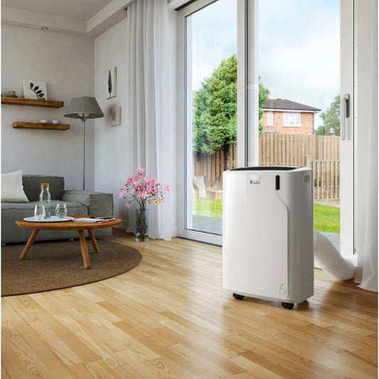Aire acondicionado portátil – De’Longhi Pinguino PAC EM90 Silent, 2450 fg/h, 2.5kW, 90m³, 3 en 1, Temporizador, 63dB, Gas Eco-Friendly, Blanco