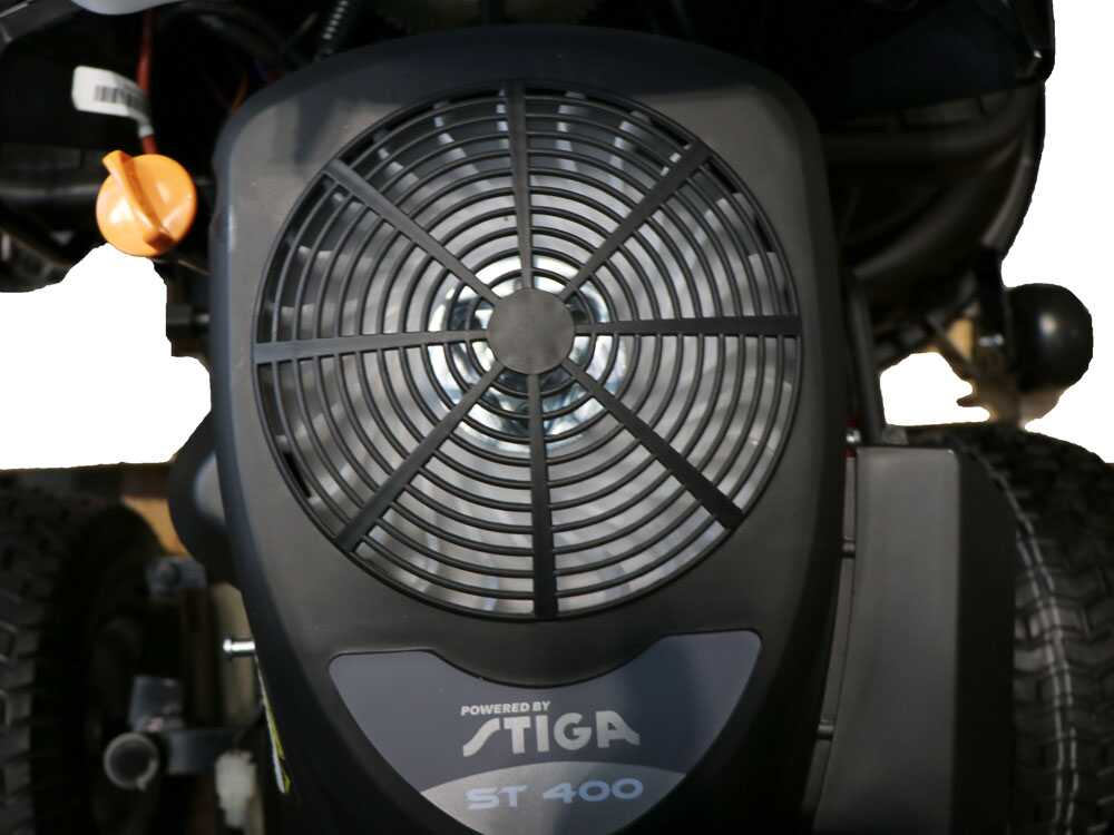 Alpina AT3 98 HA – Tractor cortacésped con motor Stiga ST 400