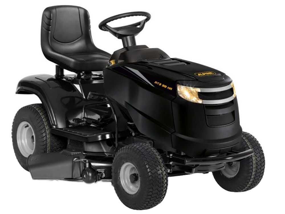 Alpina AT3 98 HA – Tractor cortacésped con motor Stiga ST 400