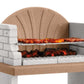 Palazzetti Vasto – Barbacoa de obra para leña y carbón